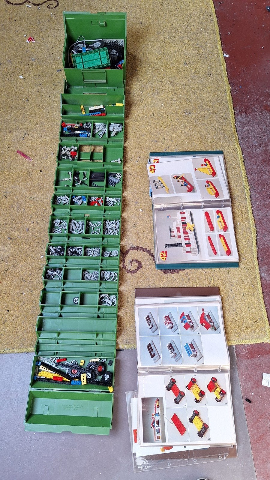 partij LEGO Technic met opbergkoffer en instructies, Ophalen of Verzenden
