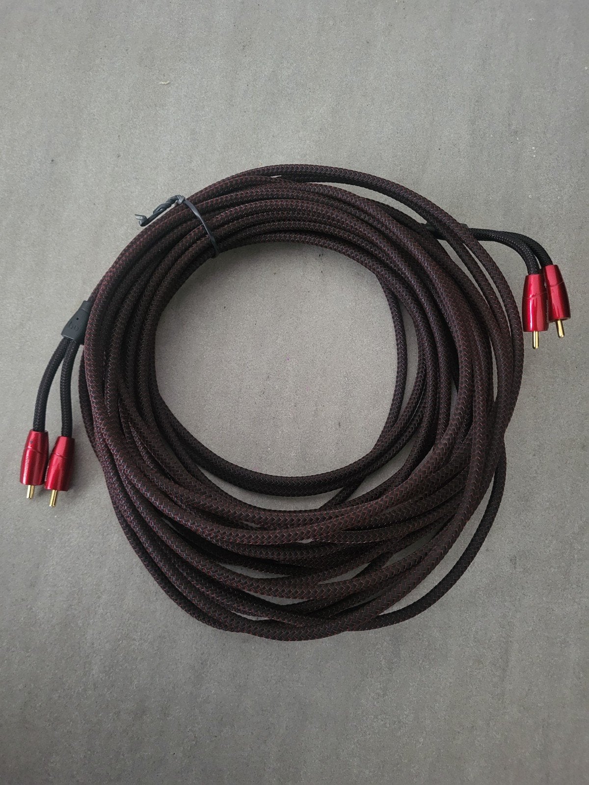 AudioQuest Golden Gate RCA Interlink 12 meter lang, Ophalen of Verzenden, Zo goed als nieuw, 10 meter of meer, Interlink-kabel