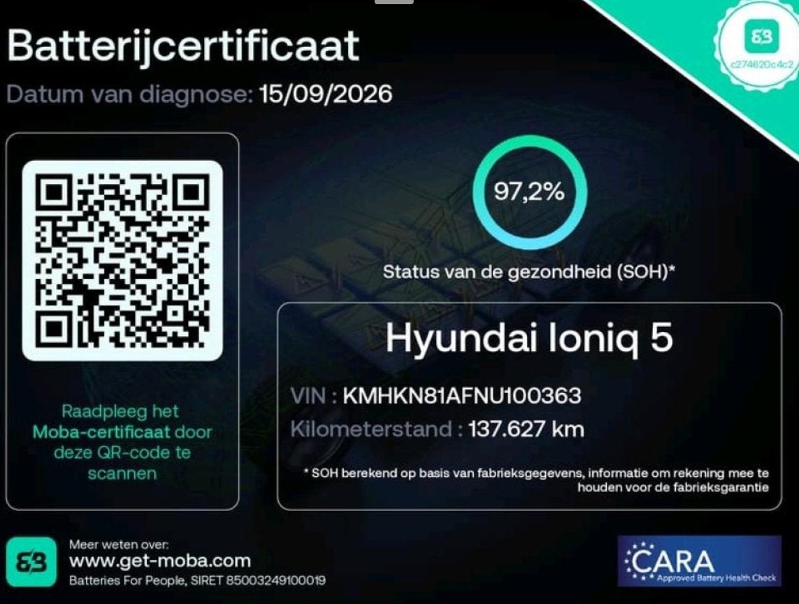 Hyundai IONIQ 5 Connect+ 73kWh 97% SOH Leder|Carplay|Trekhaa, Automaat, Dealer onderhouden, Achterwielaandrijving, Gebruikt