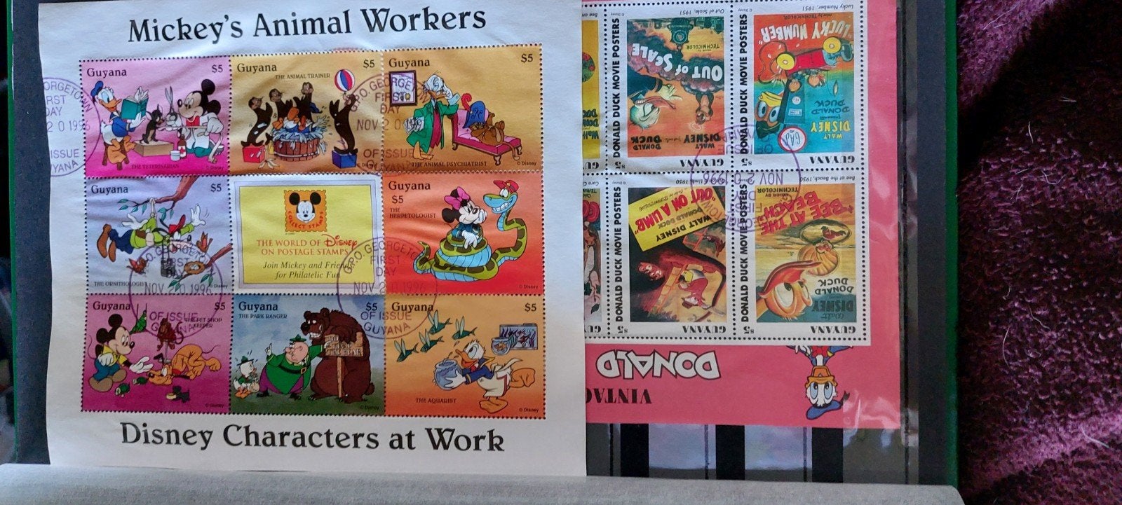 DISNEY POSTZEGELS, Ophalen of Verzenden, Overige thema's