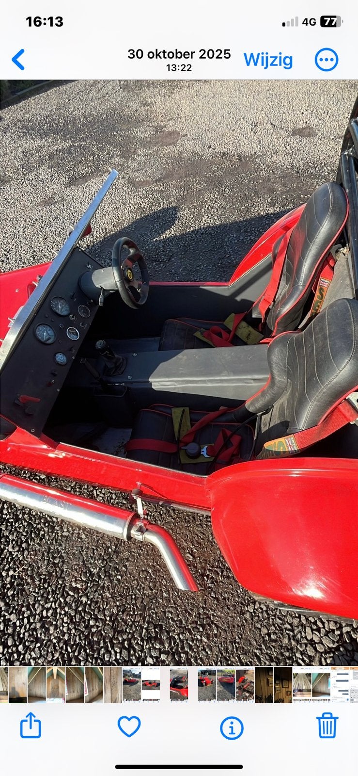 Sylva Striker 1991 Rood, Auto's, Zwart, Overige carrosserieën, 1600 cc, Handgeschakeld