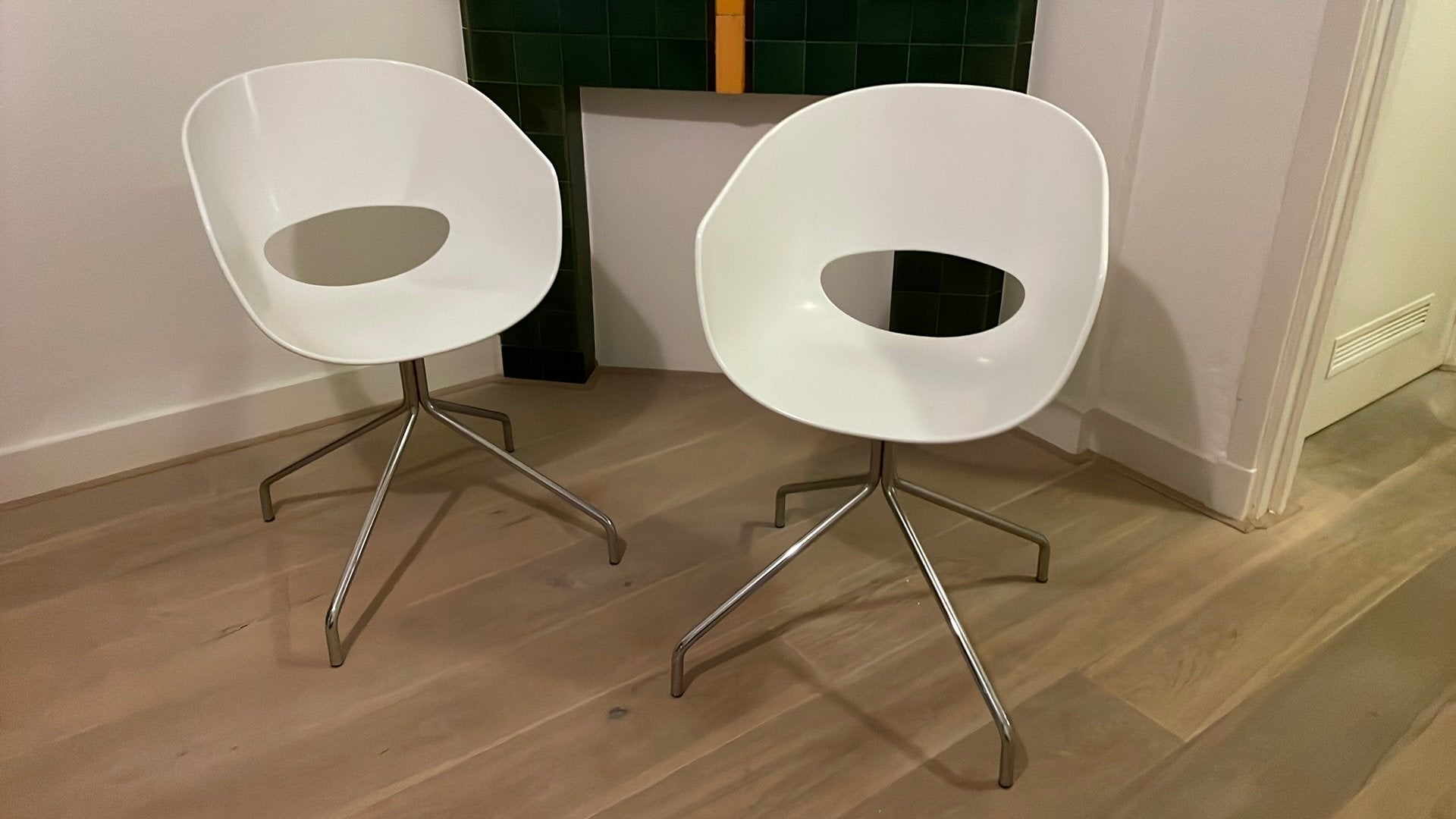 Stoelen, Huis en Inrichting, Stoelen, Ophalen, Gebruikt, Twee