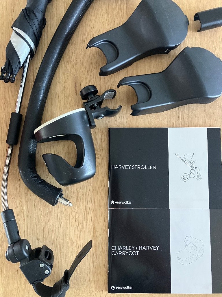 Easywalker Harvey 2 kinderwagen, Gebruikt, Verstelbare duwstang, Ophalen, Kinderwagen