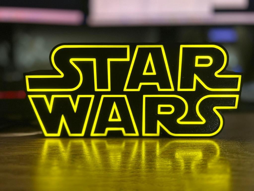 Star Wars Lightbox, Star Wars lamp, Ophalen of Verzenden, Nieuw, Minder dan 50 cm