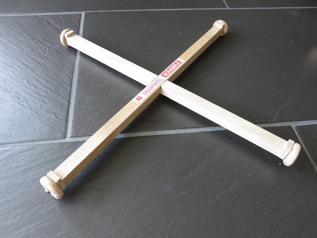 Scrabble draaitafel Jumbo. Mooie houten draaitafel, Ophalen of Verzenden, Zo goed als nieuw