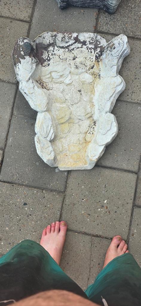 Waterval deel voor vijver of tuin, Ophalen of Verzenden, Gebruikt