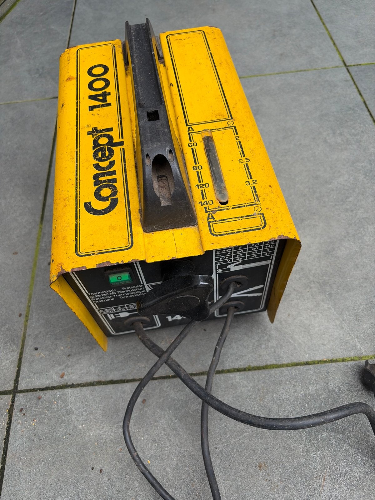 Concept 1400 Lasapparaat - Gebruikt maar functioneel, Doe-het-zelf en Verbouw, Ophalen of Verzenden, Gebruikt, Minder dan 150 ampère