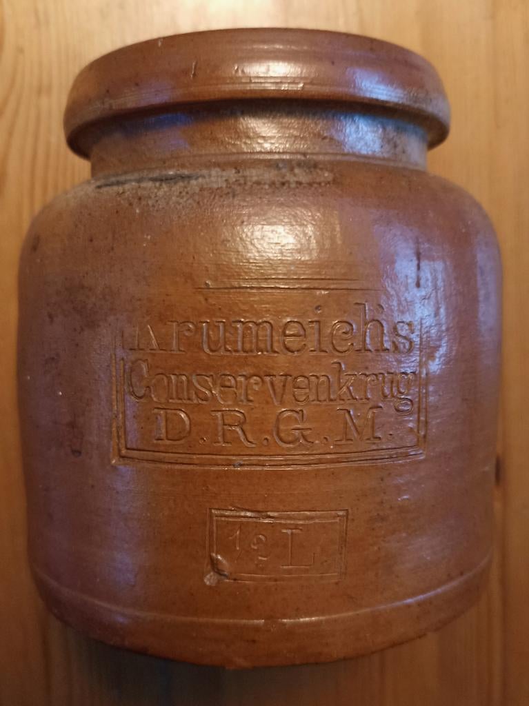 Oude Krumeich Conservenkruik, Antiek en Kunst, Ophalen of Verzenden