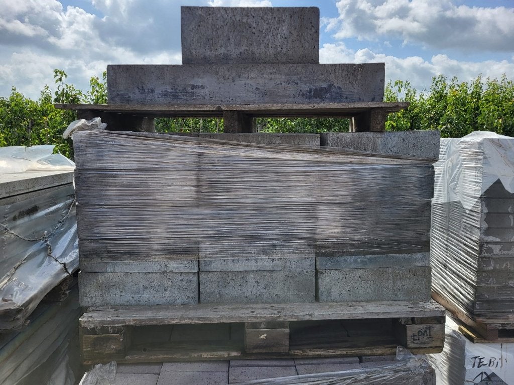 75st verkleurde oud hollandse stapelblokken 40x12x12cm antra, Ophalen, Gebruikt, Blok, Beton