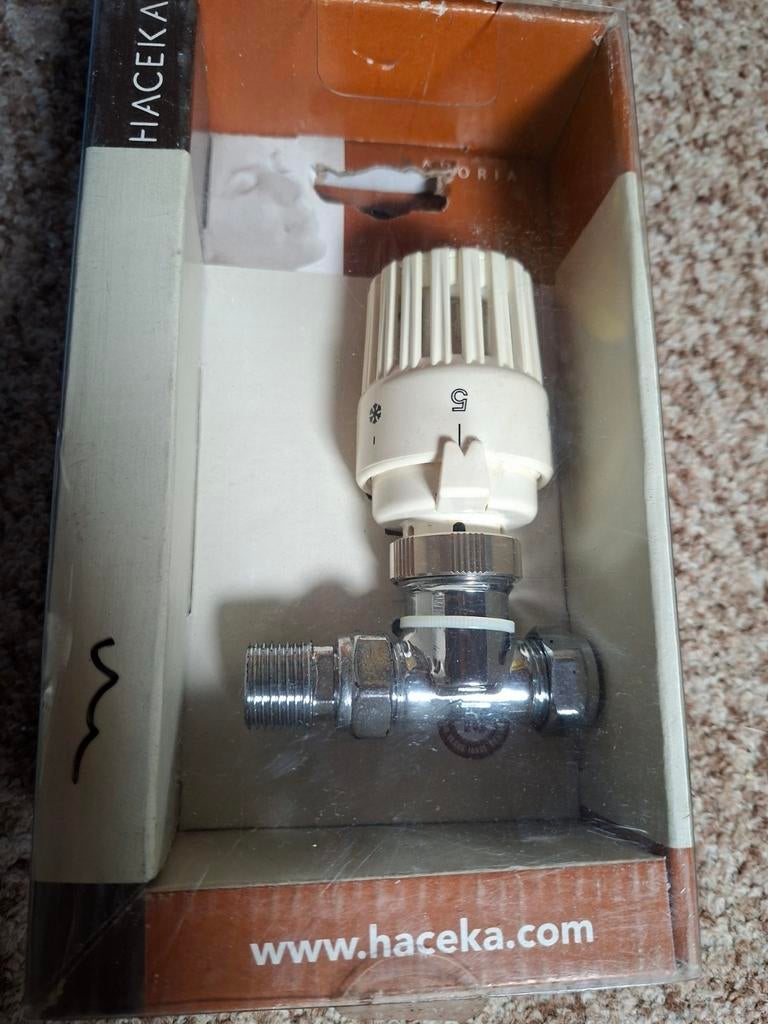 Thermostatisch radiatorkraan Haceka, Ophalen of Verzenden, Slimme thermostaat, Nieuw