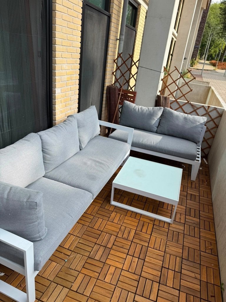 Caldela loungeset exterioo, Ophalen