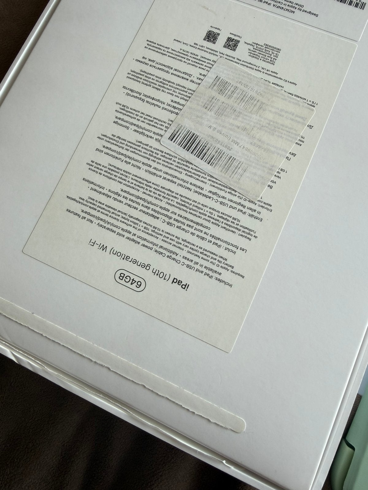 Foto 6 van Ipad 10 64 gb krasvrij!