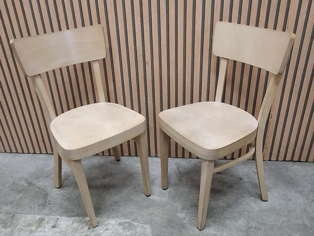29 x cafestoelen hout kantine cafe horeca stoelen Thonet, Antiek en Kunst, Antiek | Meubels | Stoelen en Banken, Ophalen of Verzenden