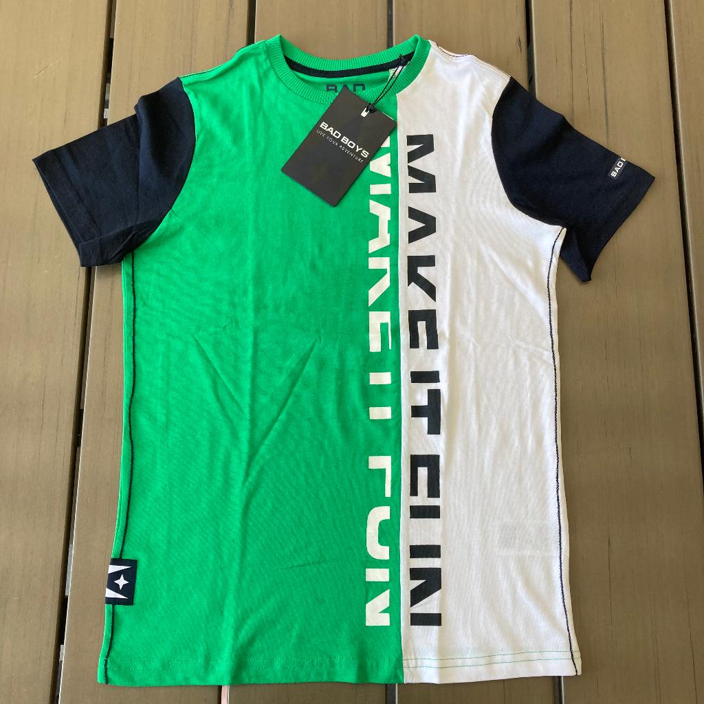 Nieuw t-shirt merk Bad boys van WE maat 146 - 152, Nieuw, Ophalen of Verzenden, Shirt of Longsleeve, Bad Boys