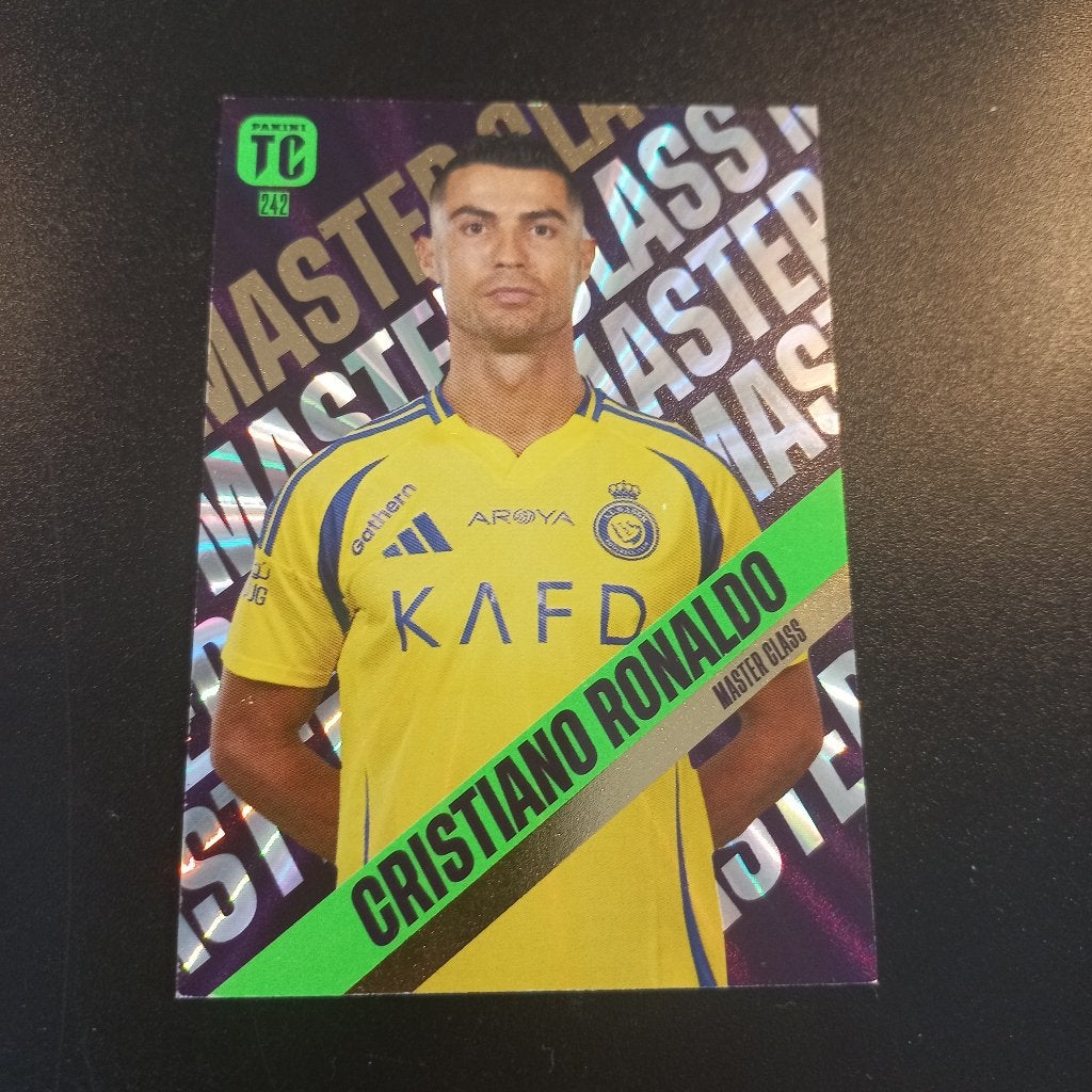 Cristiano Ronaldo #242 Master Class Top Class 2025, Ophalen of Verzenden, Zo goed als nieuw, Buitenlandse clubs, Poster, Plaatje of Sticker