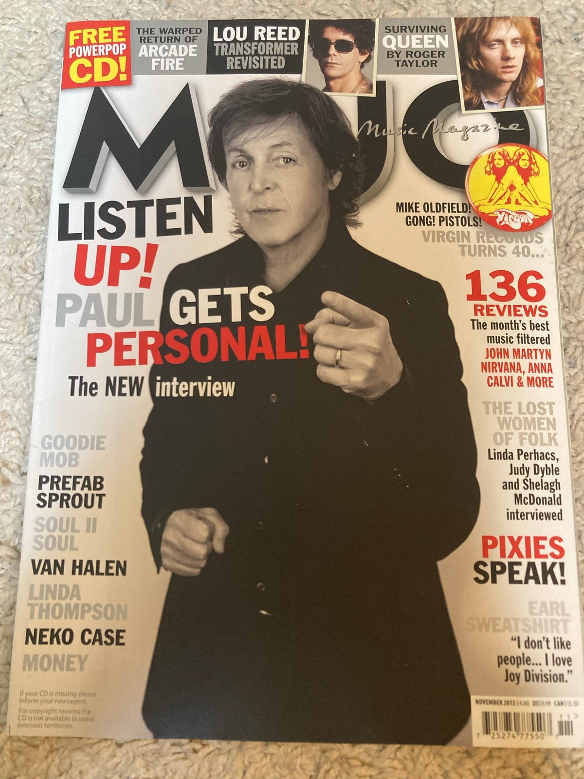 Mojo Magazine Paul McCartney PREFAB SPROUT Lou Reed QUEEN, Boeken, Ophalen of Verzenden, Zo goed als nieuw, Muziek, Film of Tv