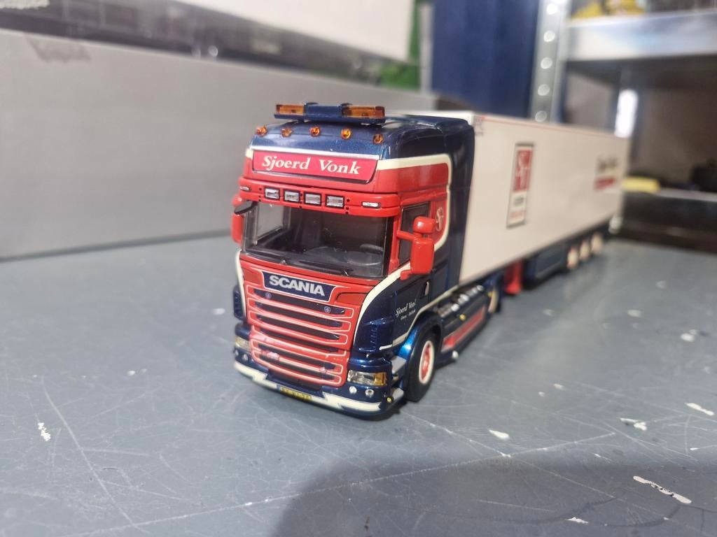 Scania 4x2 met koeltrailer wsi SJOERT VONK, Hobby en Vrije tijd, Ophalen of Verzenden, Zo goed als nieuw, Bus of Vrachtwagen, Wsi
