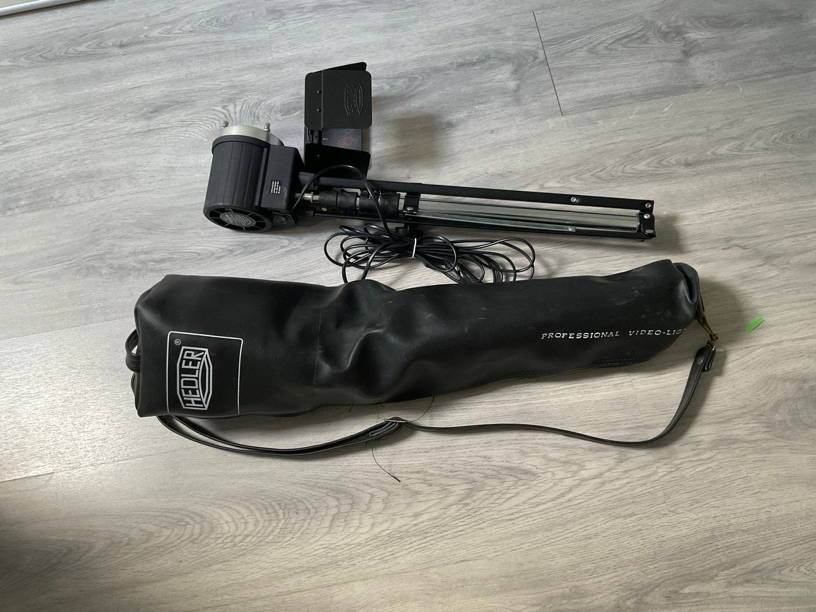 Hedler Videolux 300 Studiolamp met tas, Audio, Tv en Foto, Fotografie | Fotostudio en Toebehoren, Gebruikt, Ophalen of Verzenden