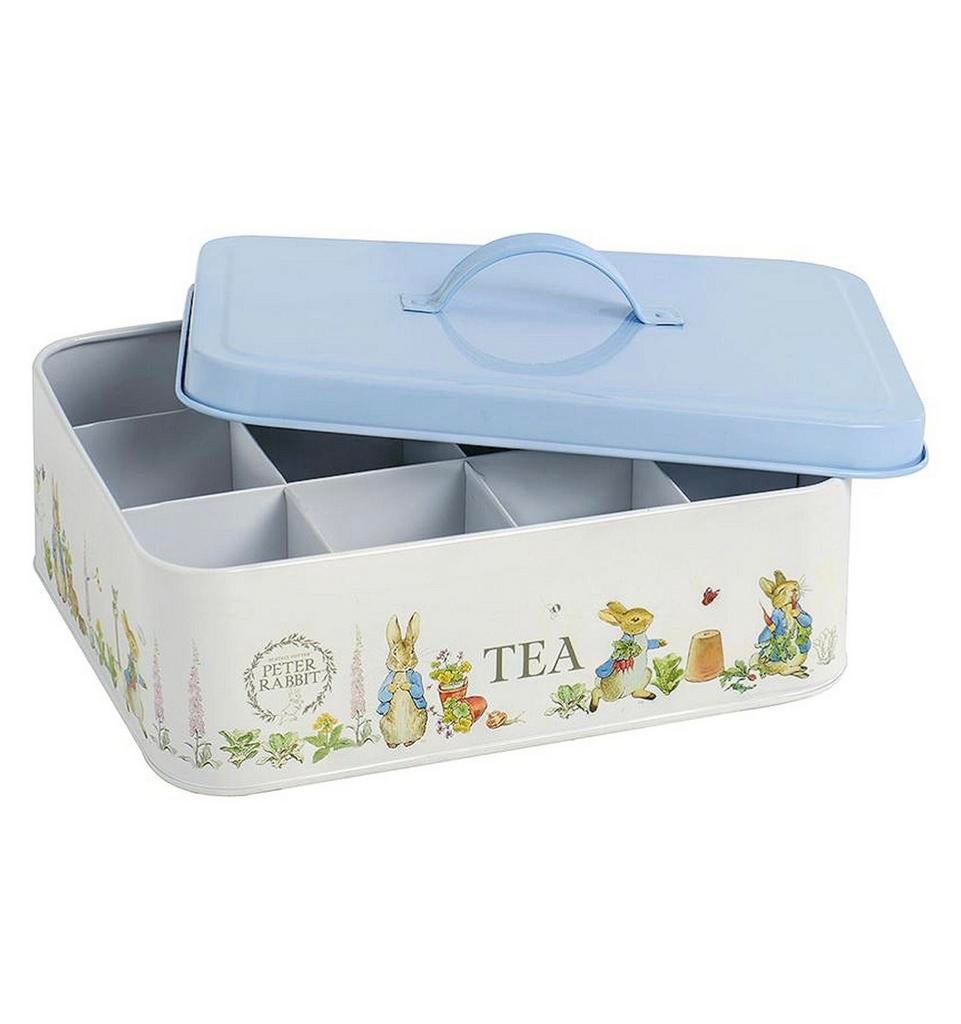 Peter Rabbit Classic Tea Caddy - Blikken theedoos thee-doos, Ophalen of Verzenden, Nieuw, Thee