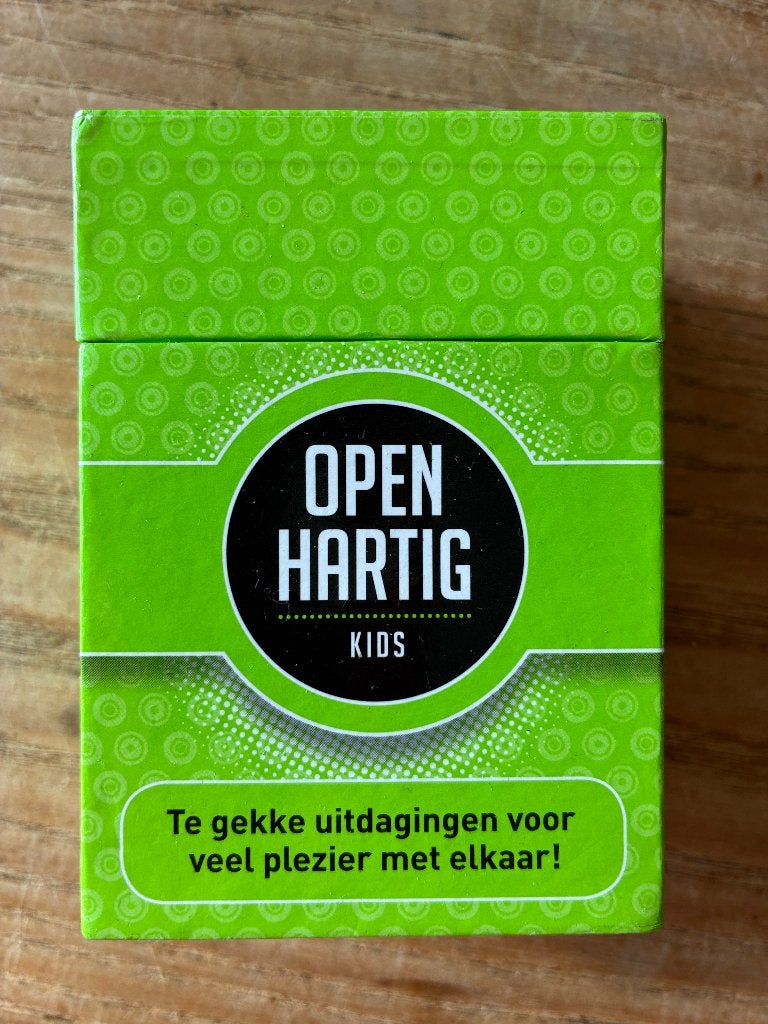 Openhartig Kids - Te gekke uitdagingen voor veel plezier, Vijf spelers of meer, Ophalen of Verzenden, Zo goed als nieuw, OpenUp!