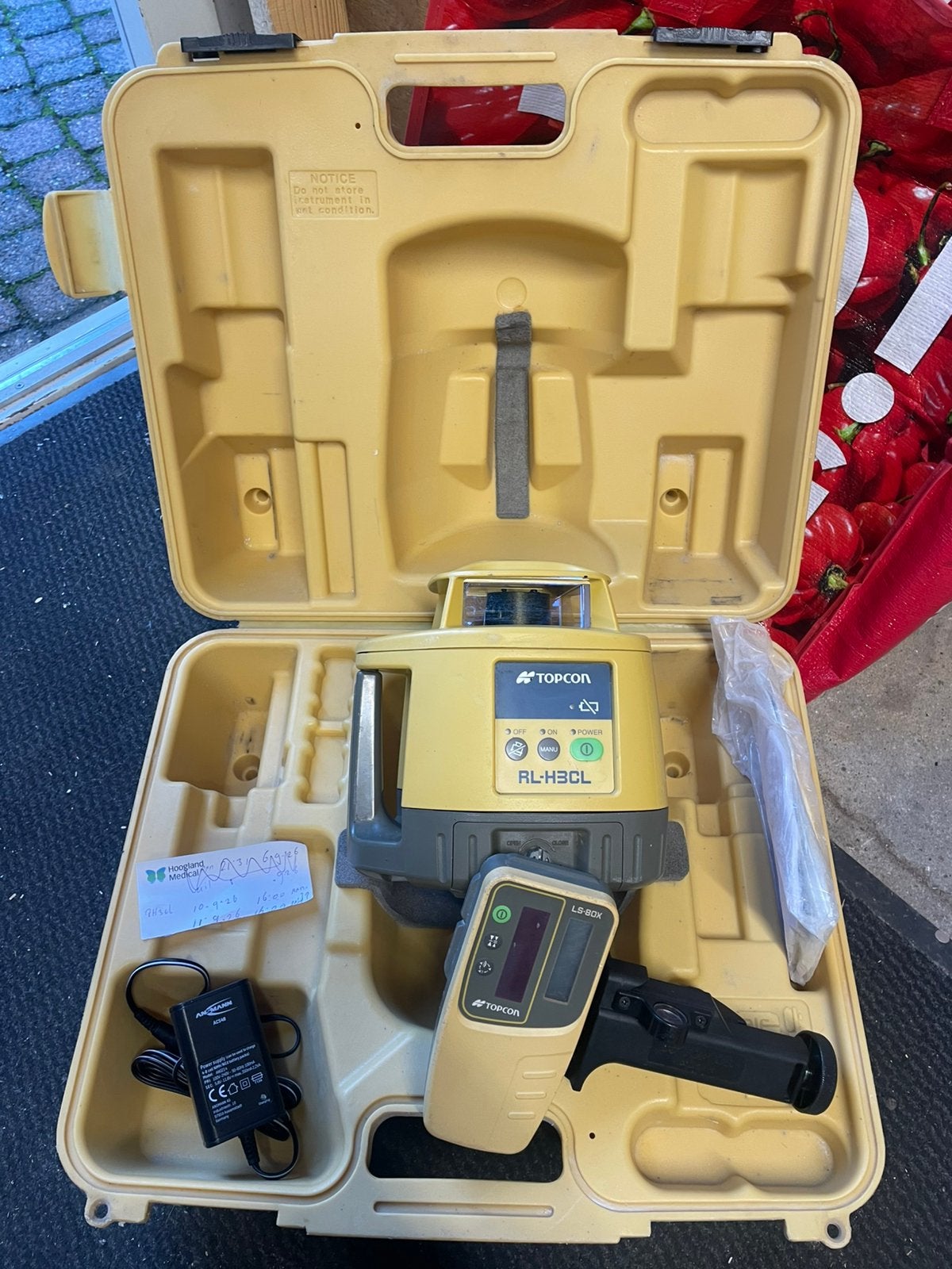 Te koop TOPCON RLH3CL bouwlaser, Doe-het-zelf en Verbouw, Ophalen, Zo goed als nieuw, Overige meters