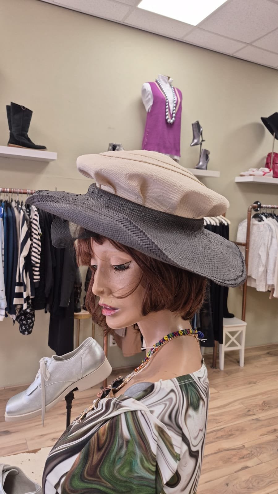 Mirjam Nuver hoed, Kleding | Dames, Ophalen of Verzenden, Zo goed als nieuw, One size fits all