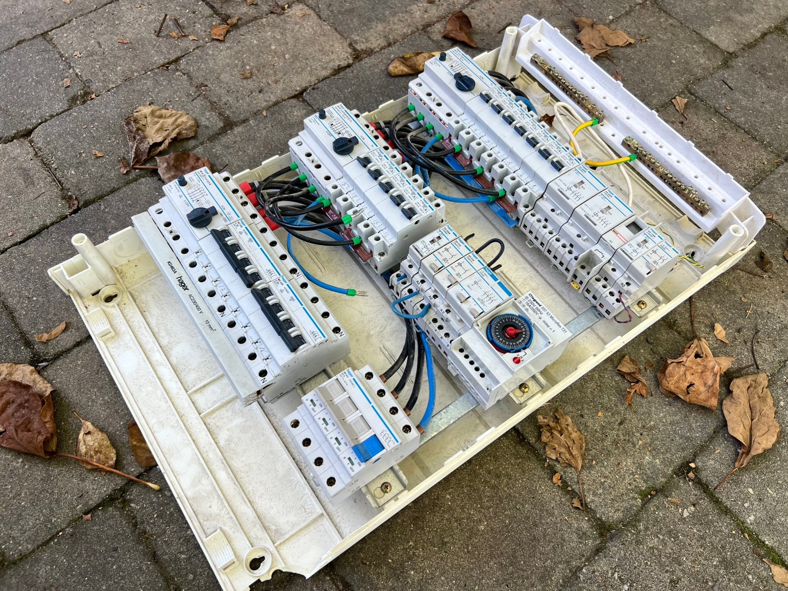 Gebruikte Hager groepenkast, Ophalen, Gebruikt