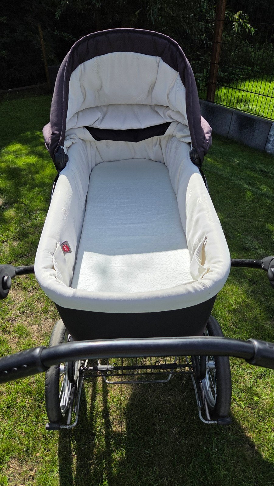 Mooie retro Odder kinderwagen met reiswieg, Kinderen en Baby's, Ophalen, Gebruikt, Overige merken, Luchtbanden