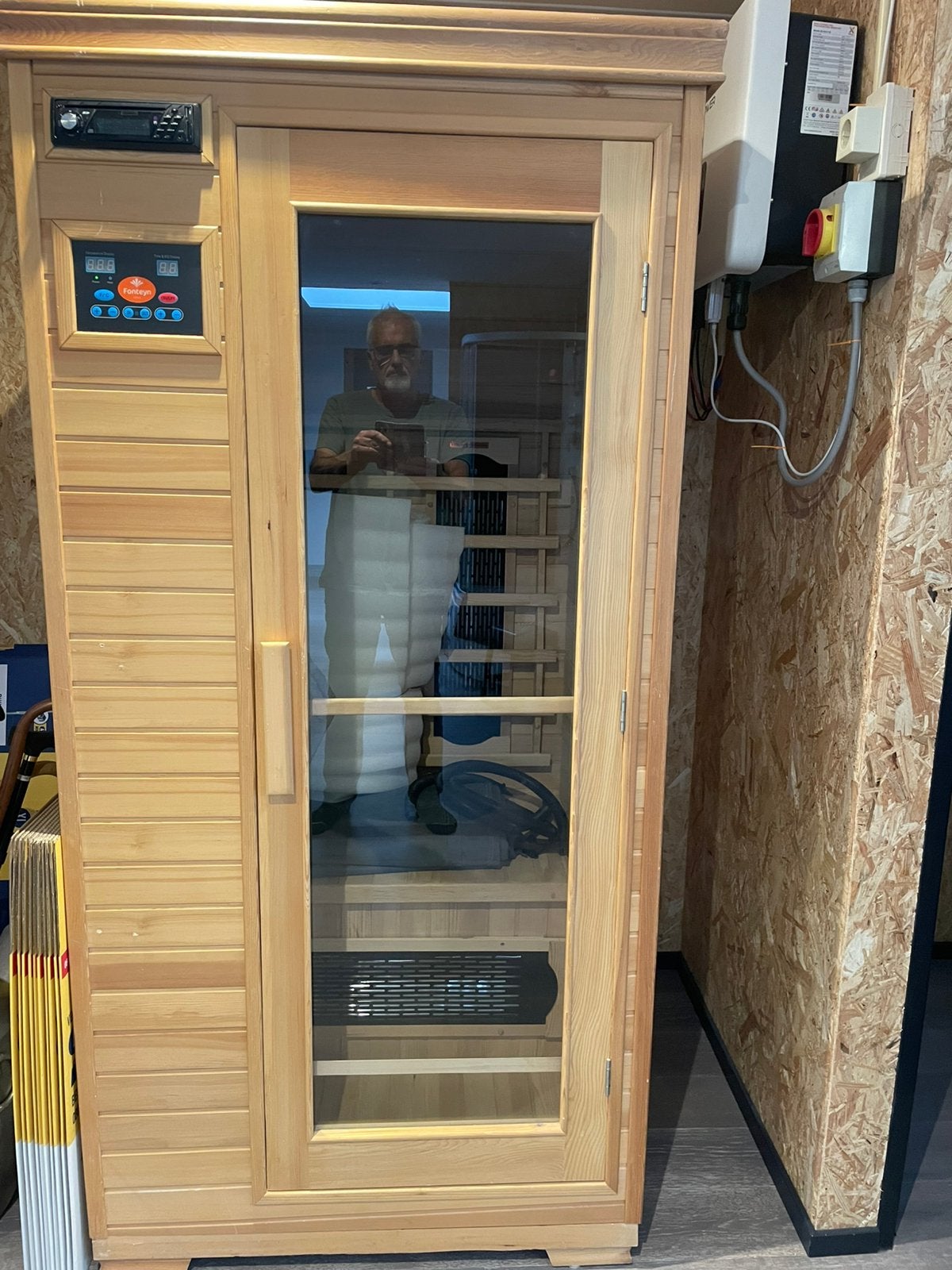 Infrarood sauna, Sport en Fitness, Ophalen, Gebruikt, Infrarood, Complete sauna