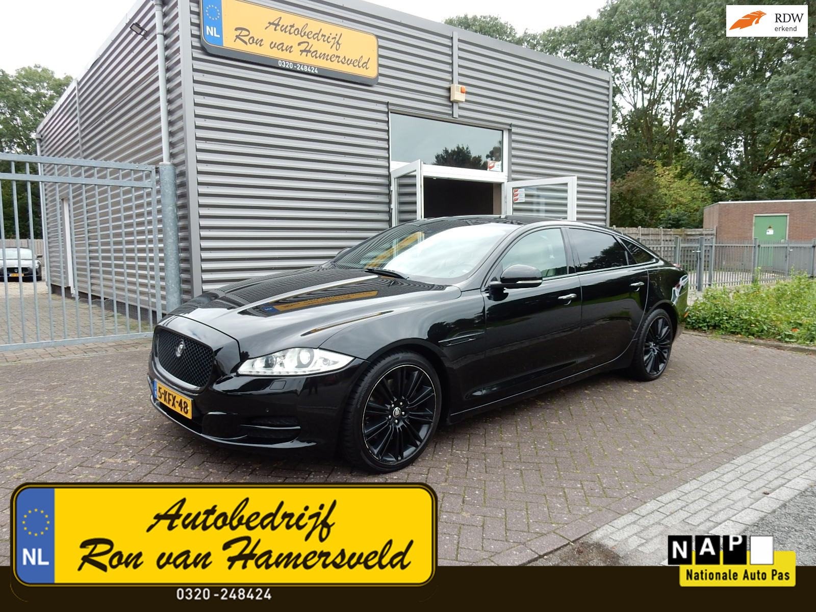 Jaguar XJ 3.0 V6D PORTFOLIO LWB*LEDER*PANO*CAMERA*, Auto's, Achterwielaandrijving, Gebruikt, Beige, 2993 cc