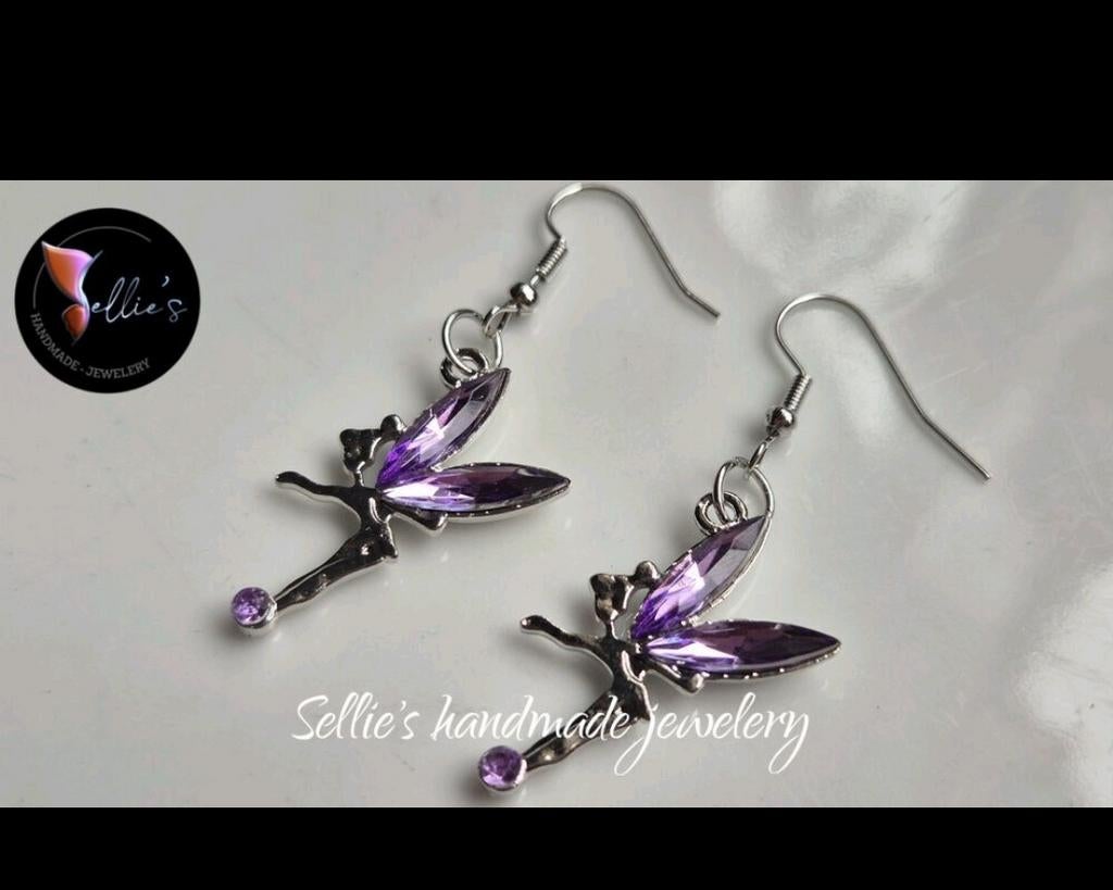 🦋 Sellie's handmade jewelery 🦋, Overige materialen, Hangers, Paars, Nieuw