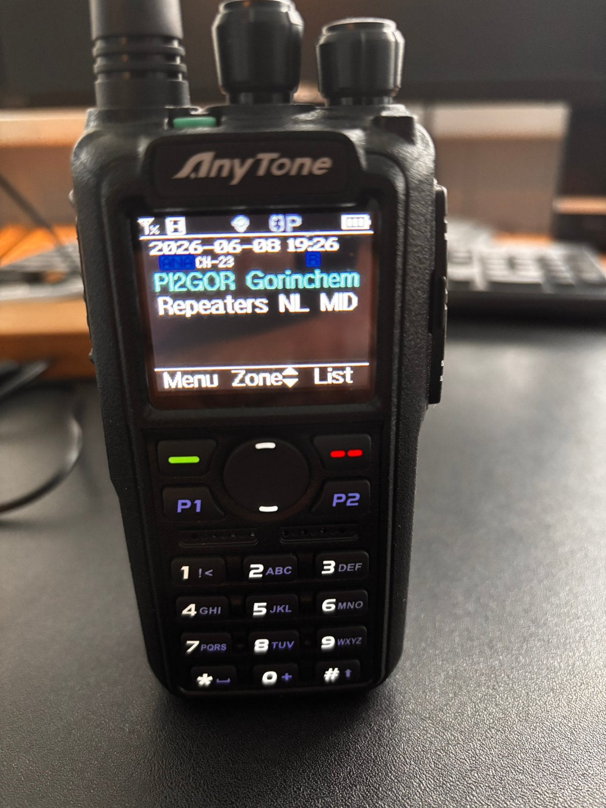 Anytone AT-D878 Plus V3 vhf/uhf DMR porto, Telecommunicatie, Ophalen of Verzenden, Zo goed als nieuw, 15 km of meer, Portofoon of Walkie-talkie