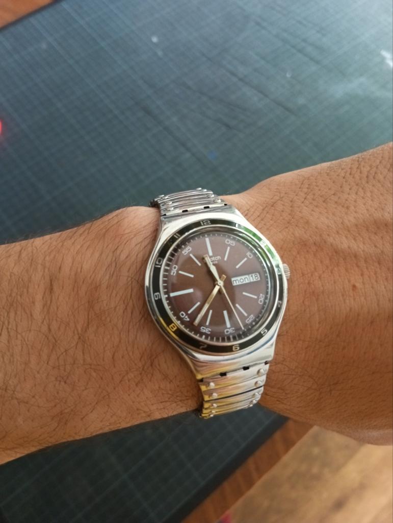 Vintage Swatch Irony Quartz Horloge 1991 - Nieuwe Batterij, Ophalen of Verzenden