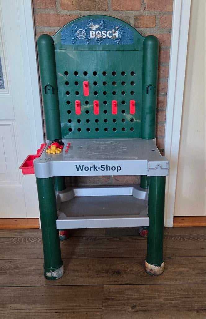 Bosch Work-Shop Kinderwerkbank - Speelgoed, Kinderen en Baby's, Speelgoed | Overig, Ophalen, Gebruikt, Jongen of Meisje