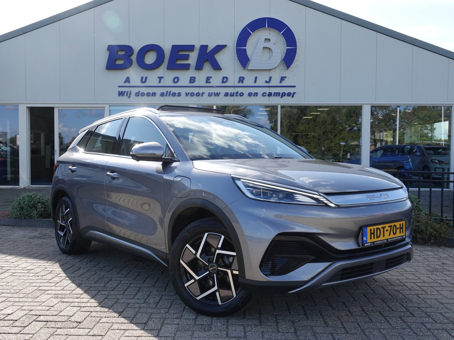 BYD ATTO 3 Comfort 60 kWh H-LEER | PANO | NL-AUTO | NAVI, Auto's, Gebruikt, 338 min, 204 pk, SUV of Terreinwagen