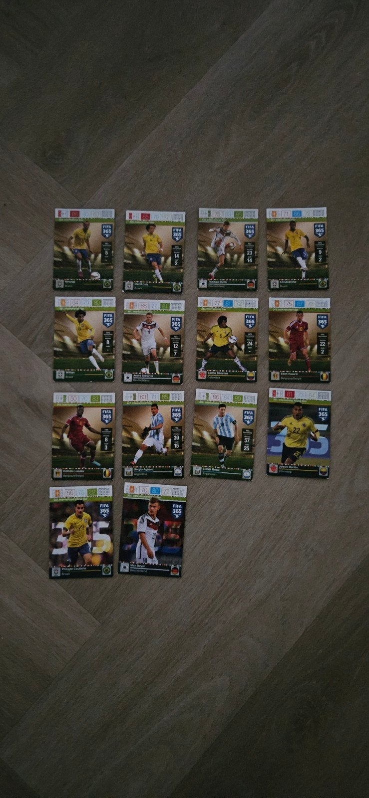 Panini FIFA 365 Adrenalyn XL 2015/2016, Ophalen of Verzenden, Zo goed als nieuw, Meerdere plaatjes
