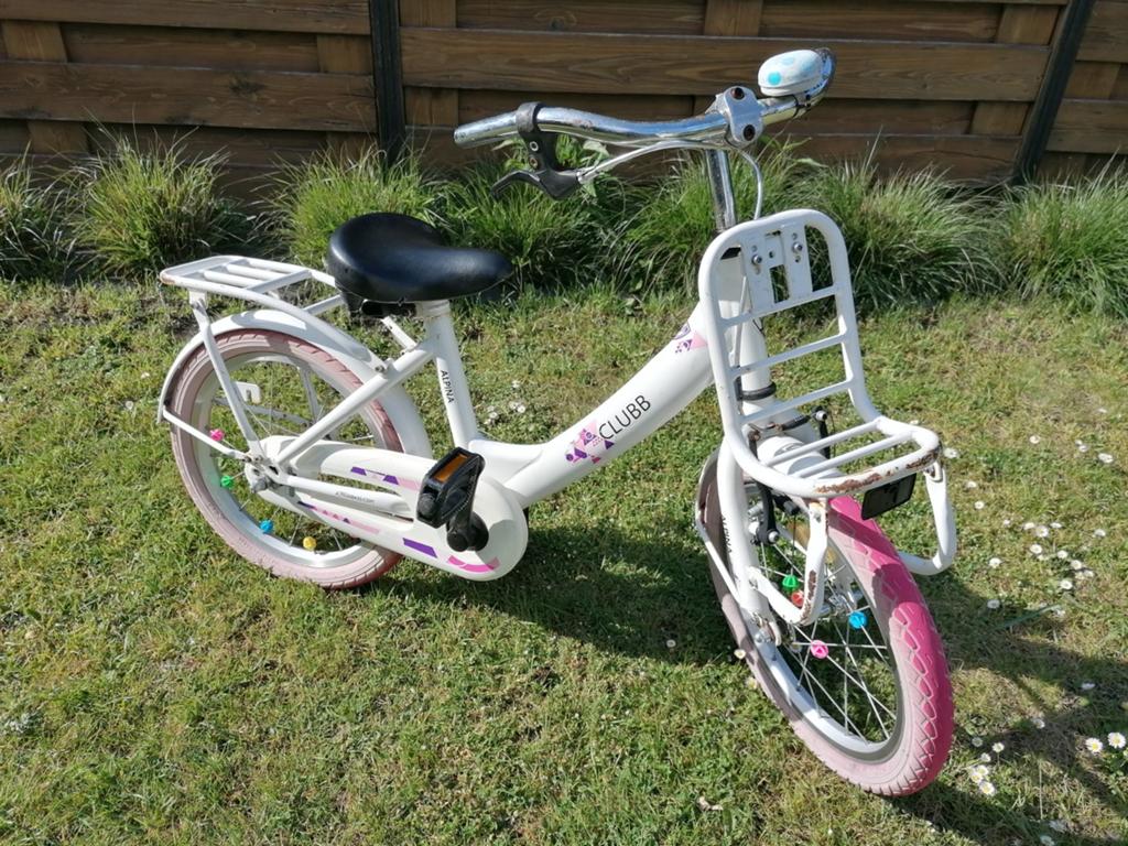Alpina Clubb Kinderfiets Meisjesfiets Fiets, Fietsen en Brommers, Ophalen, Terugtraprem, Gebruikt, Alpina