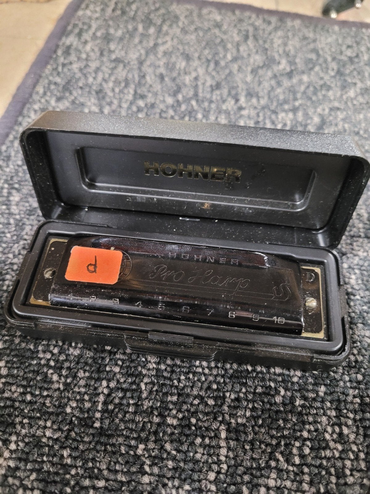 Hohner Pro Harp Mondharmonica in D met doosje, Ophalen of Verzenden