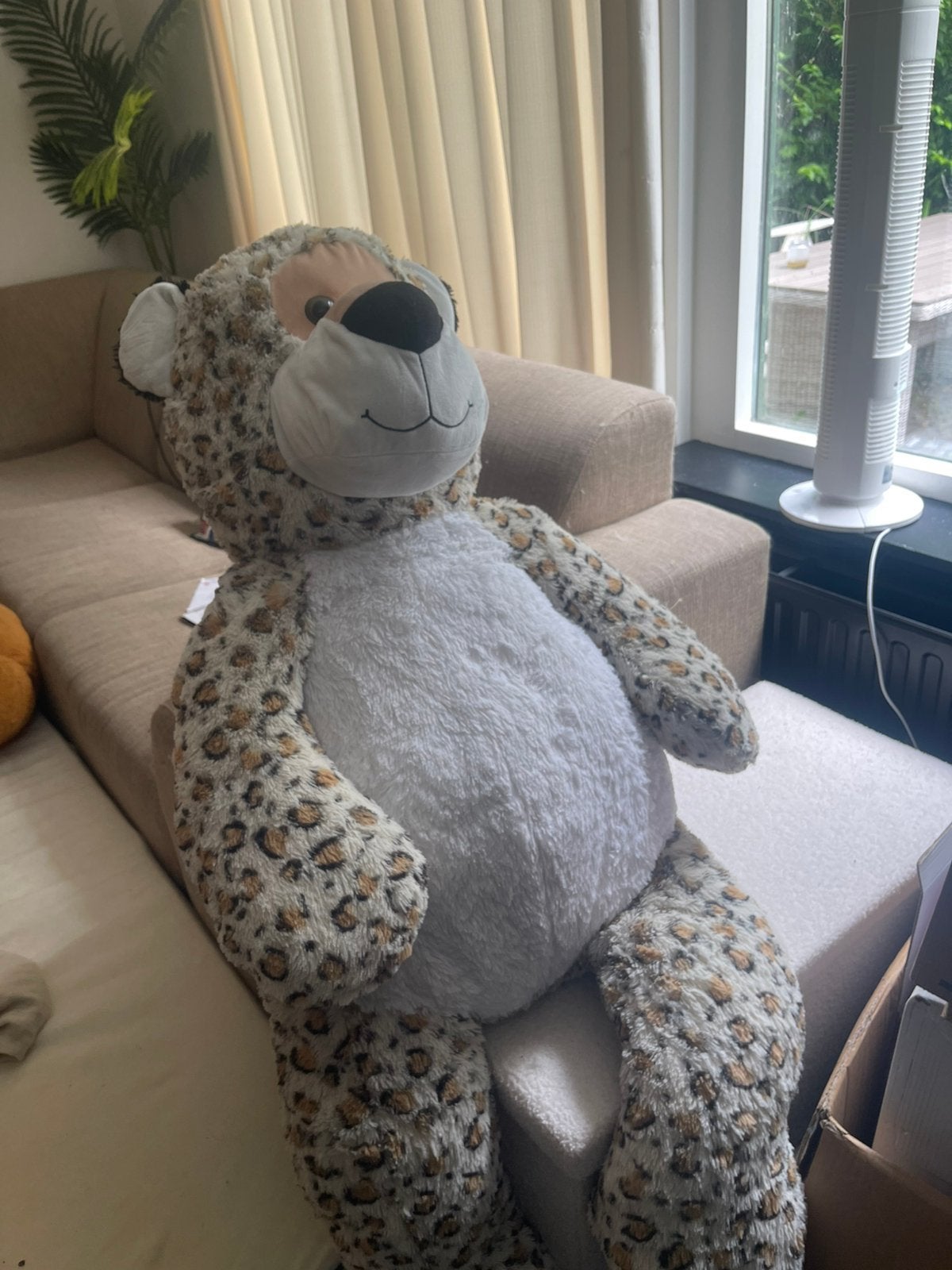 Grote knuffelbeer 130 cm, Ophalen, Zo goed als nieuw, Beer