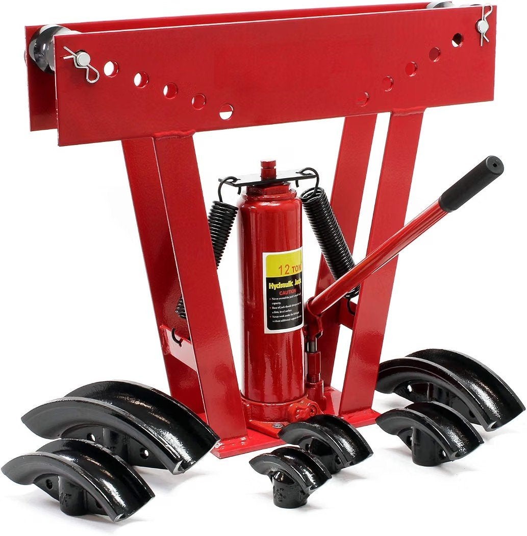 12 Ton hydraulische buizen buiger buigpers Zo goed als nieuw, Ophalen, Zo goed als nieuw