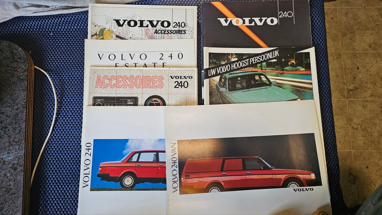 Volvo 240, 740 en 760 folders, Ophalen of Verzenden, Gelezen, Volvo