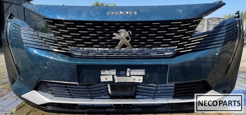 VOORBUMPER PEUGEOT 5008 FACELIFT BUMPER GRILL LED ORIGINEEL, Gebruikt, -, -, Ophalen of Verzenden