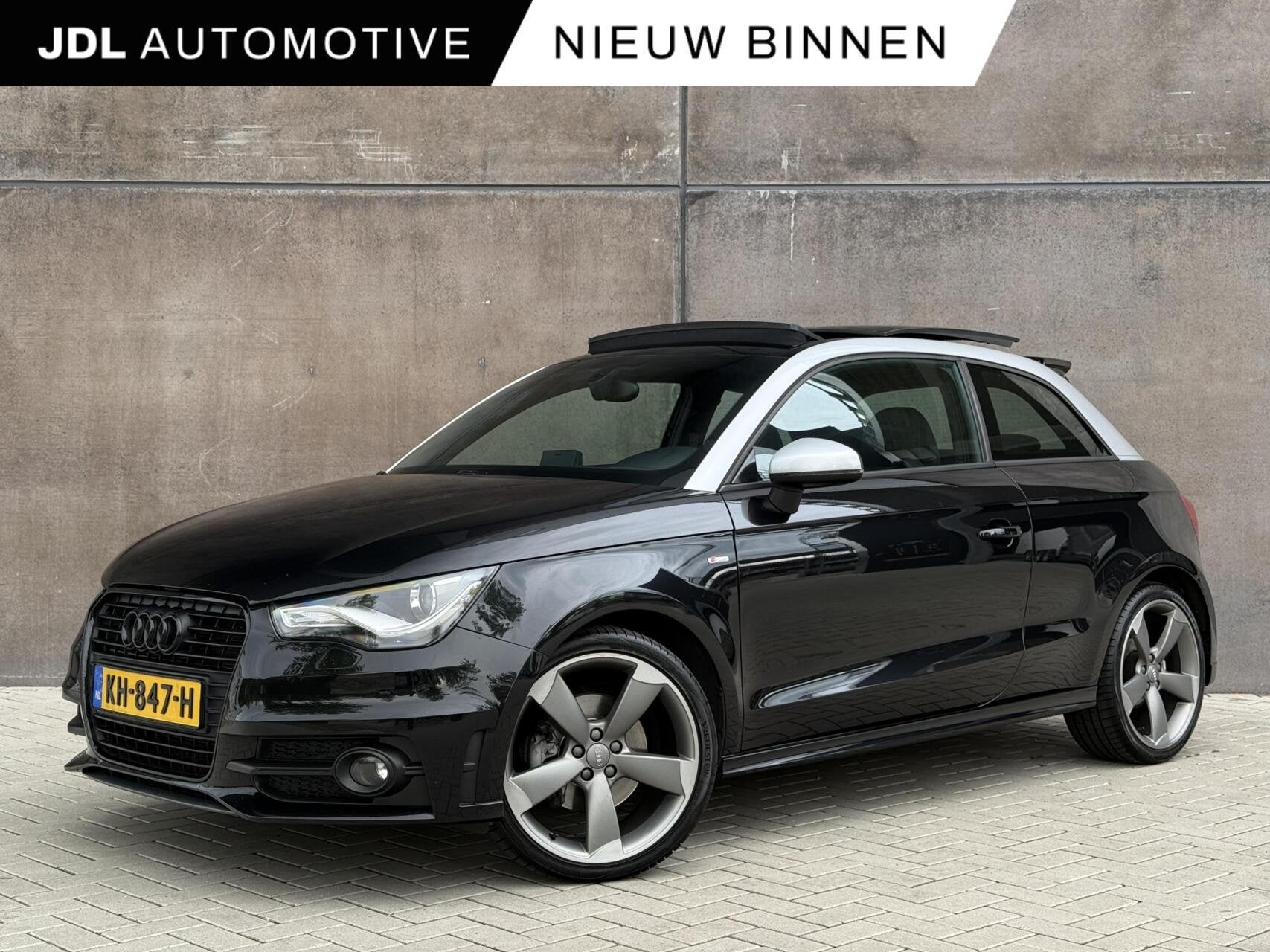 Audi A1 1.4 TFSI Ambition Pro Line S-Line Edition One | Pano, Auto's, Elektrische ramen, Zwart, 4 cilinders, 4 stoelen
