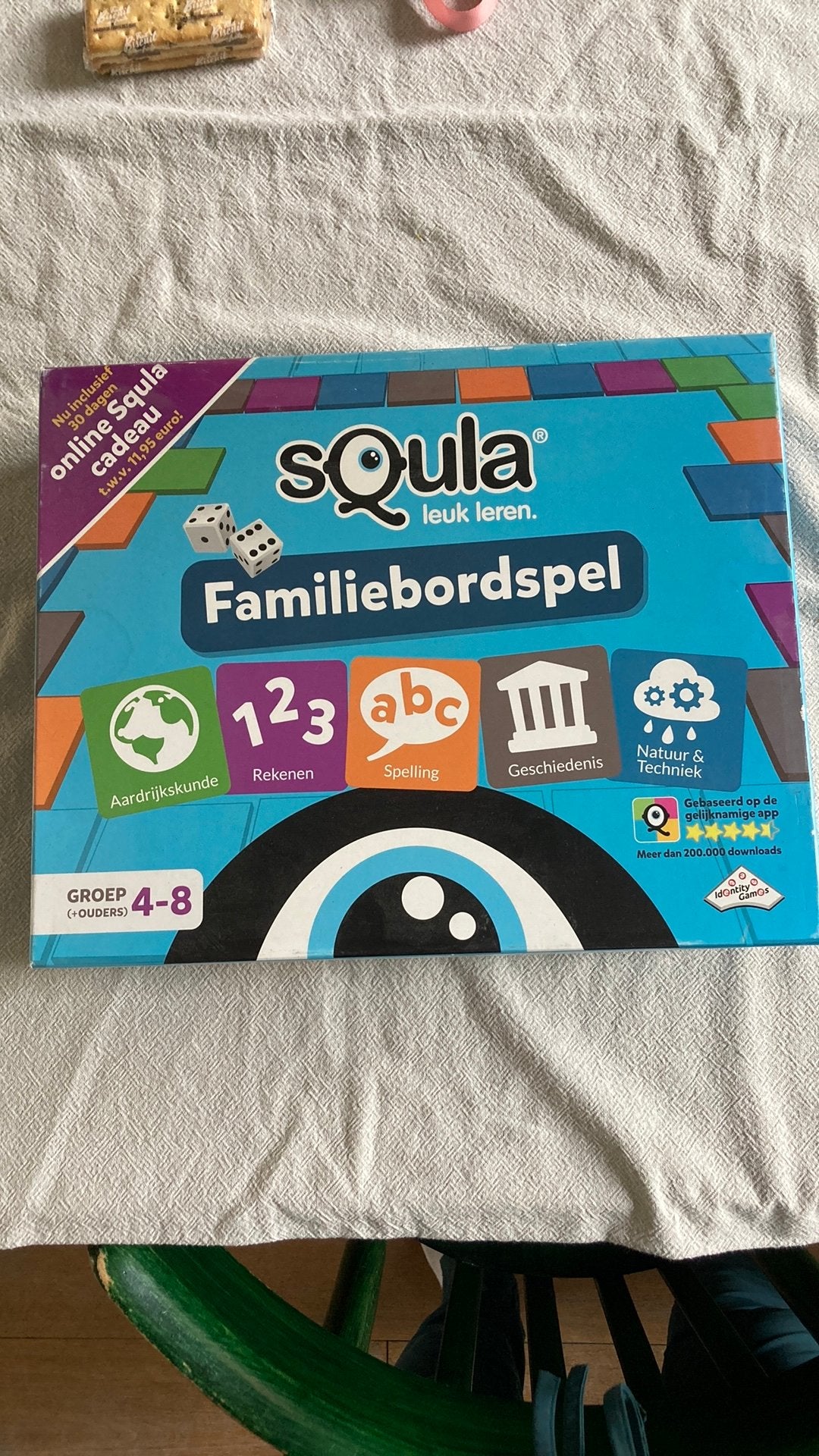Squla familie bordspel, Ophalen, Gebruikt