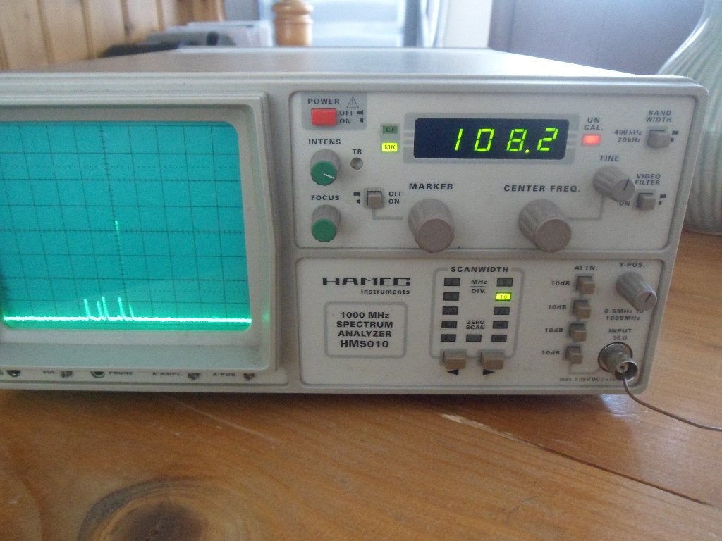 Hameg HM5010 spectrum analyzer, Ophalen of Verzenden, Gebruikt, Overige meters