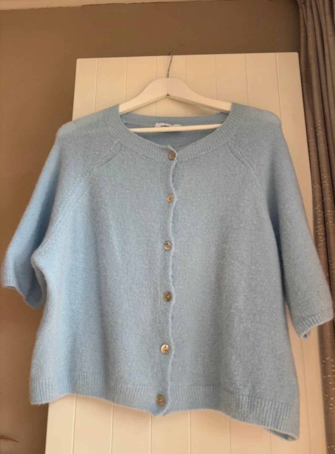 Lichtblauw vestje Ambika, 1 maat, Kleding | Dames, Ophalen of Verzenden, Zo goed als nieuw, Maat 42/44 (L), Blauw