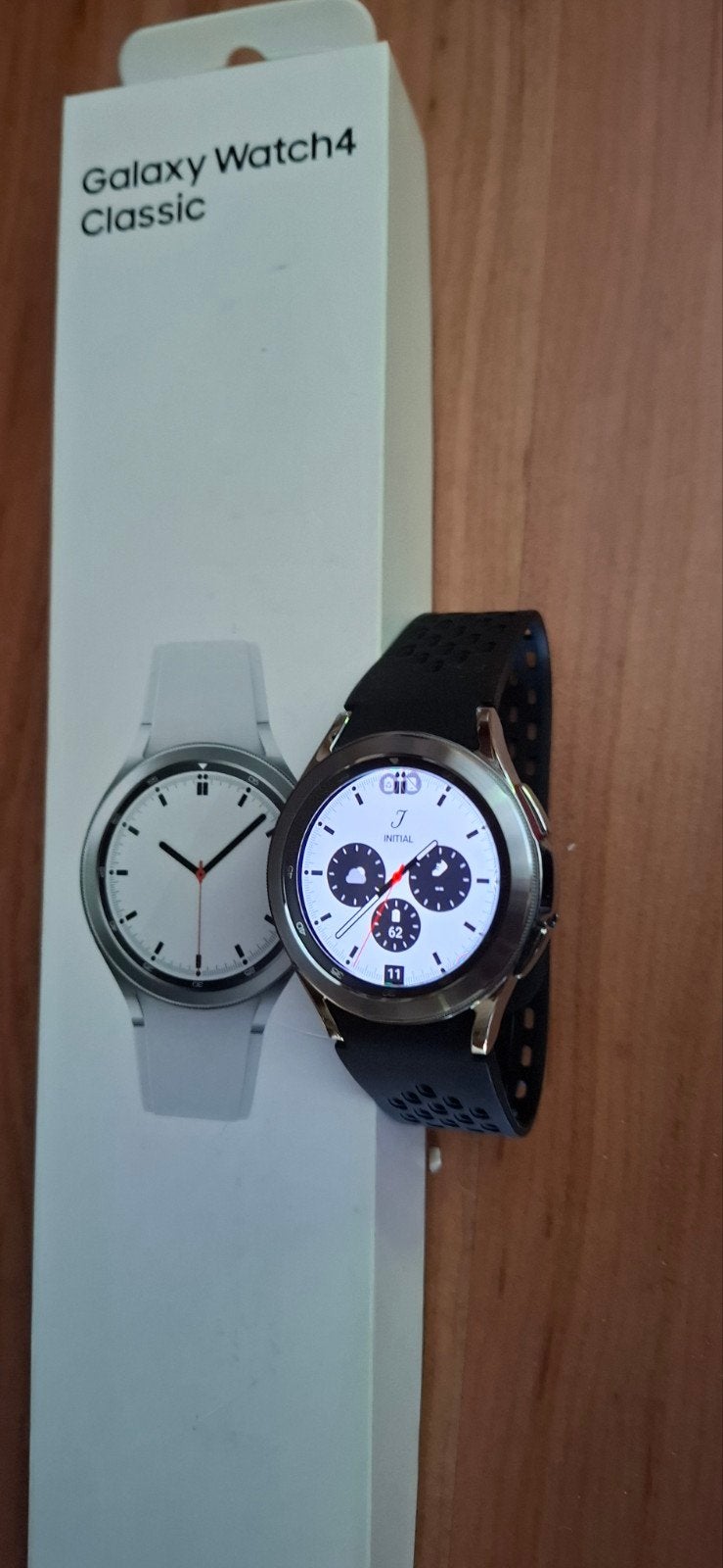 Samsung smartwatch classic 4, Ophalen, Zwart, Samsung ⌚️, Zo goed als nieuw