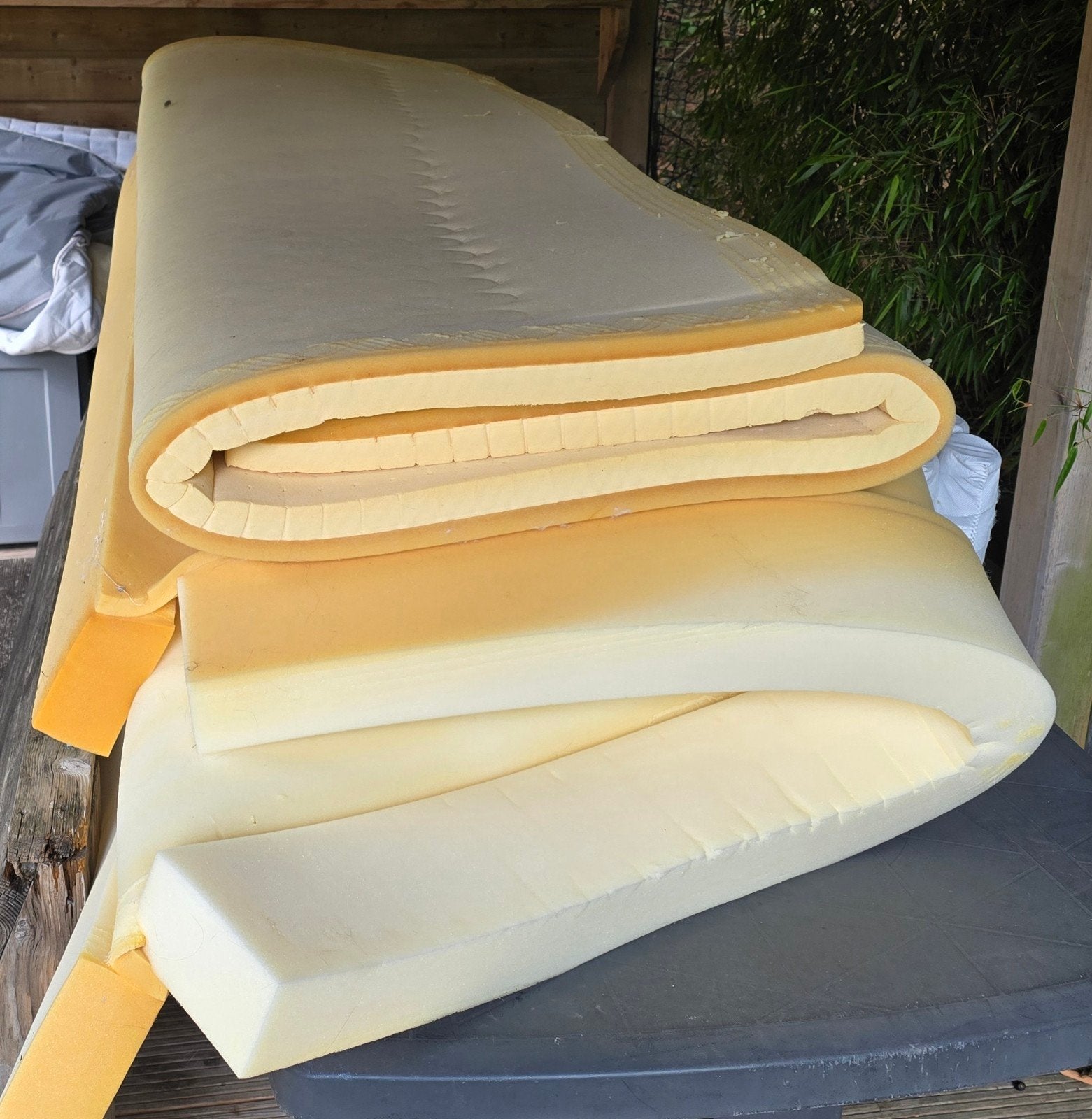 Schuimrubber polyether uit een matras, Ophalen, Gebruikt, Tweepersoons, 180 cm
