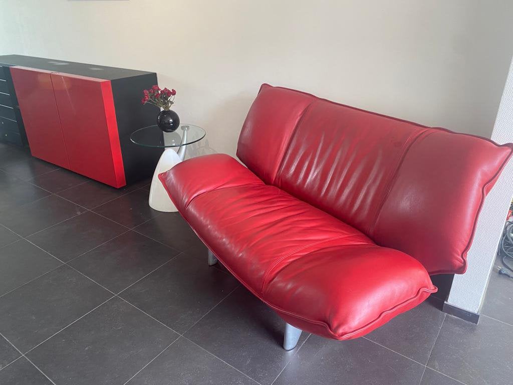 Leolux tango   bank  1,5 / 2 zits, Ophalen, 150 tot 200 cm, Tweepersoons, Zo goed als nieuw