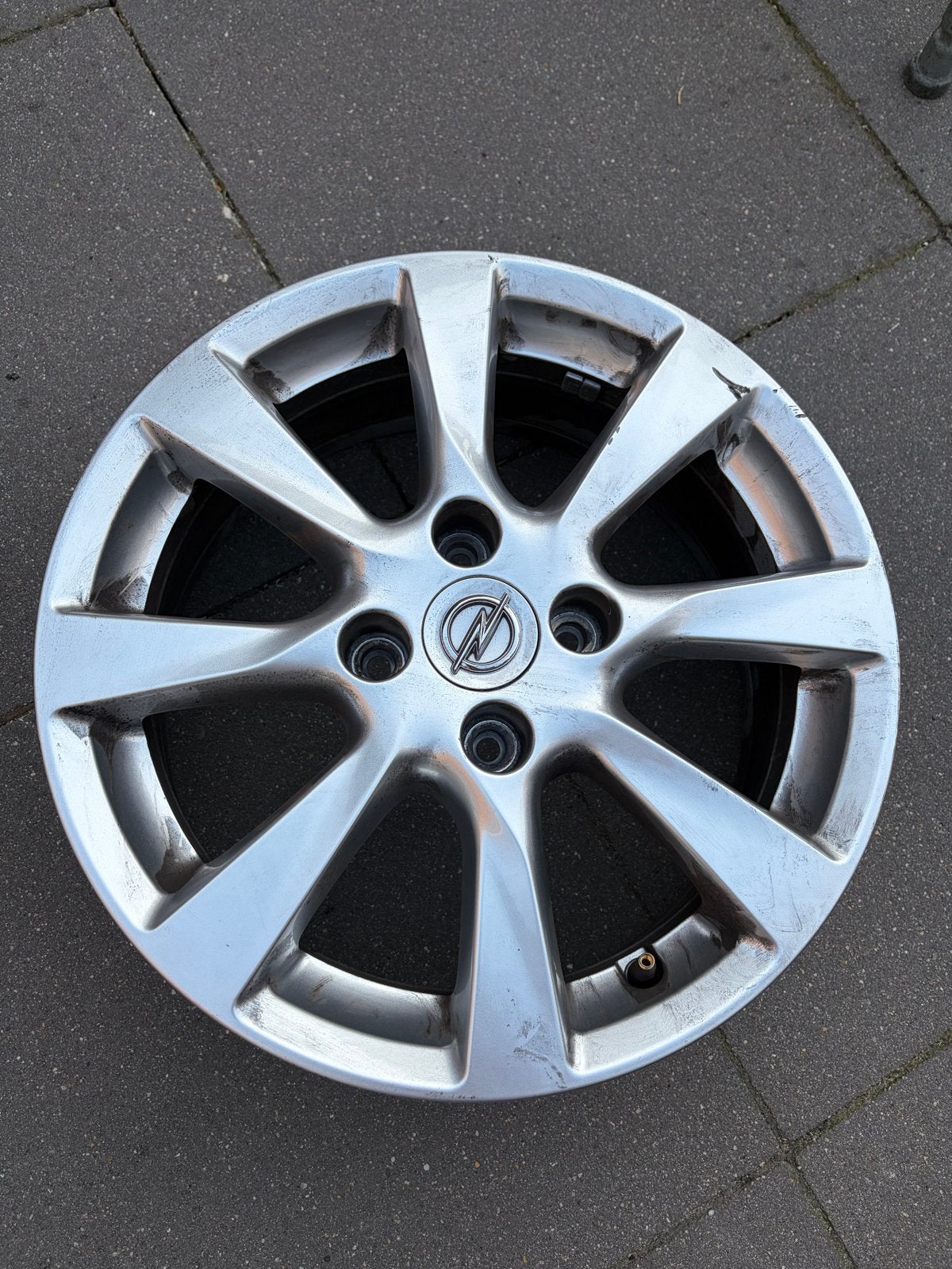 Set van 4 velgen voor Opel Corsa (2021) - 16 inch, 4 gaten, Ophalen, Gebruikt, Velg(en), 16 inch